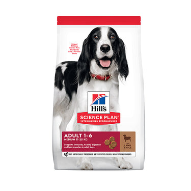Hill’s Science Plan Medium Adult Dog Food With Lamb & Rice (14kg) (EXP: 5.25)